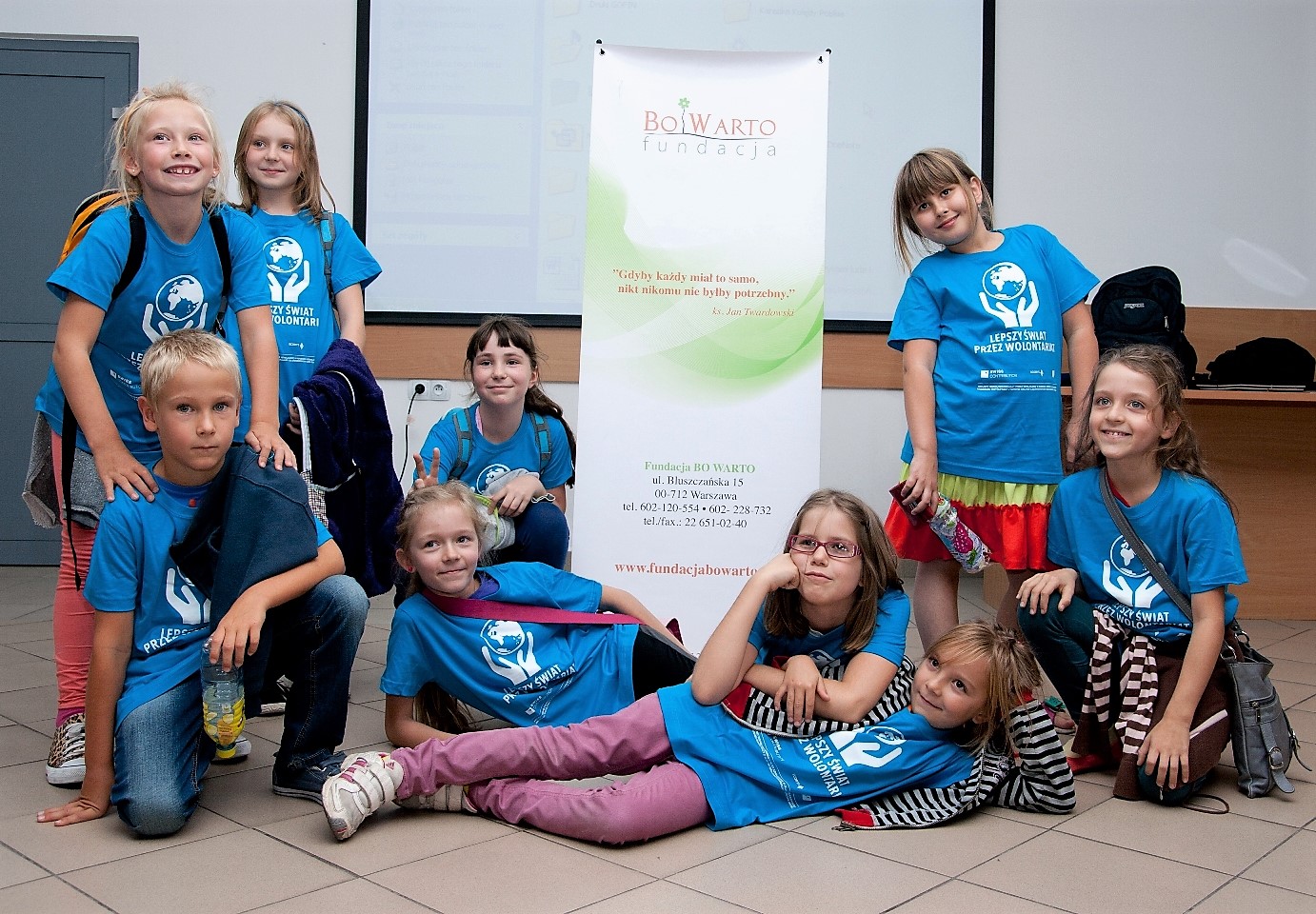 NAJMODSI wolontariusze laureacji Projektu LEPSZY WIAT PRZEZ WOLONTARIAT 1