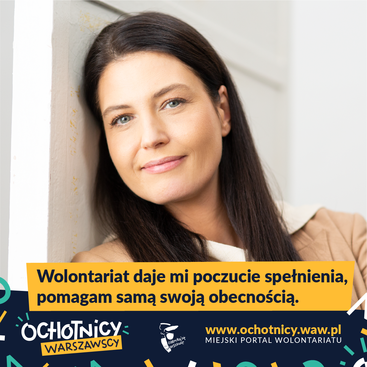 zdjęcie wolontariuszki towarzyszącej