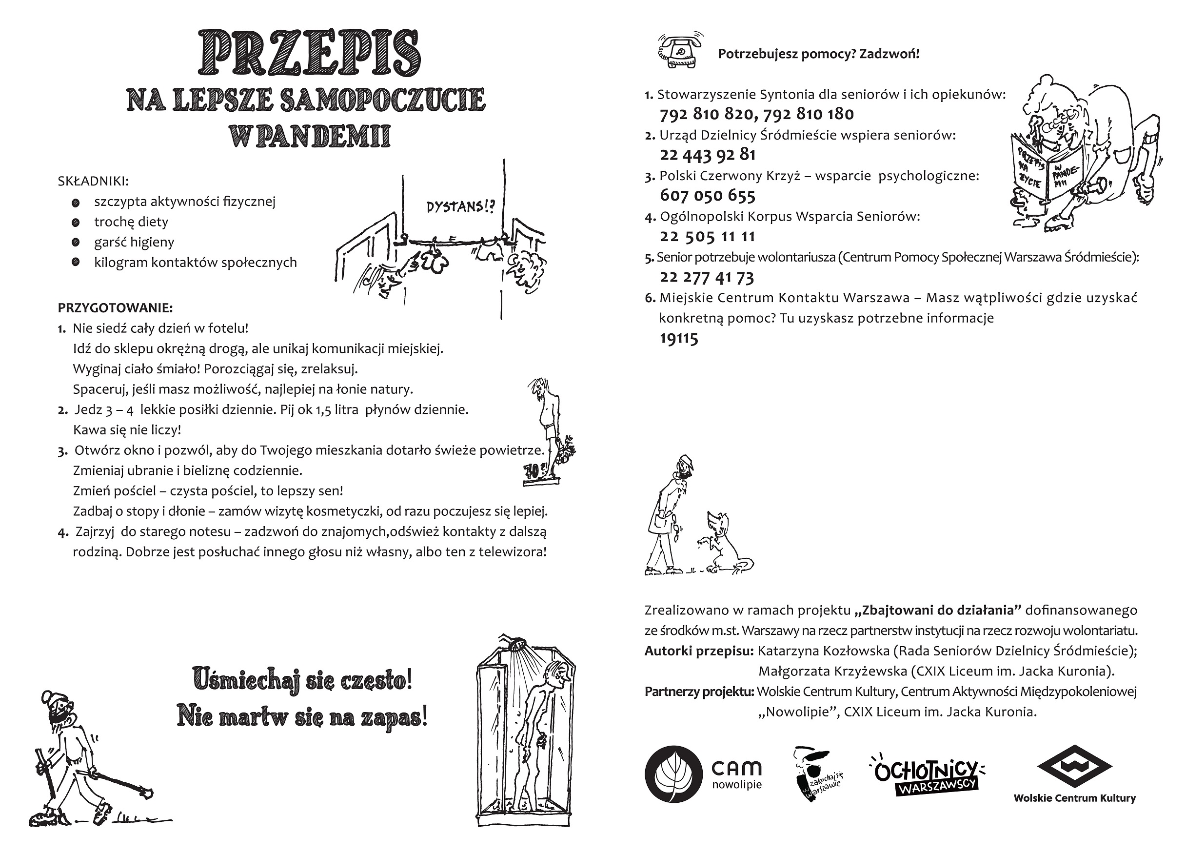 Zdjęcie poradnika dla seniorów o dobrym samopoczuciu w pandemii