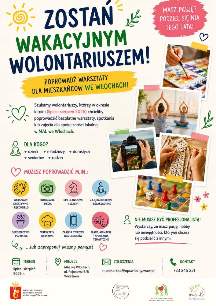 Zostań wolontariuszem w MAL we Włochach