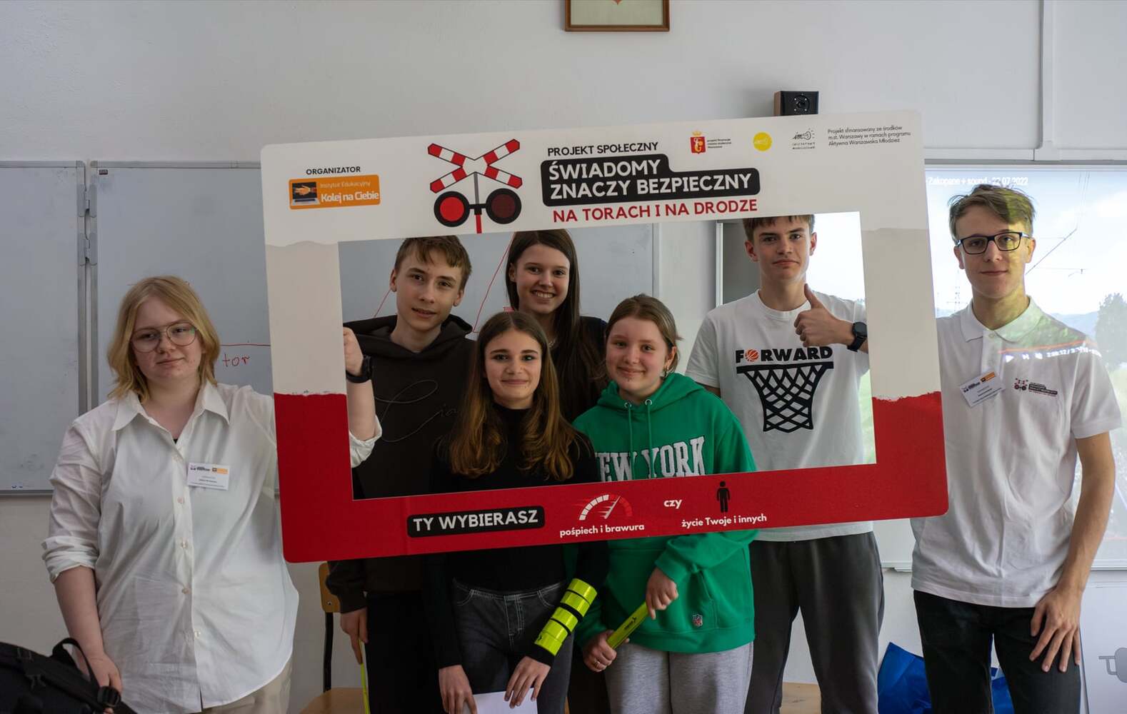 Zajęcia edukacyjne prowadzone przez wolontariuszy Fundacji
