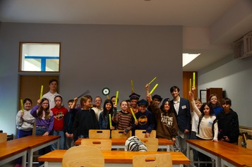 Zajęcia edukacyjne prowadzone przez wolontariuszy Fundacji