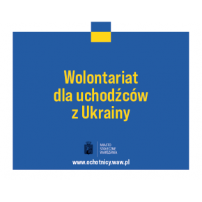 Wolontariat dla uchodźców z Ukrainy - Warszawski Ośrodek Interwencji Kryzysowej