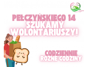 Szukamy wolontariusza z ul. Pelczynskiego 14